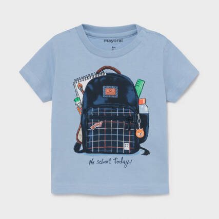 Bebé menino-Camiseta manga curta-T´shirt "play" mochila