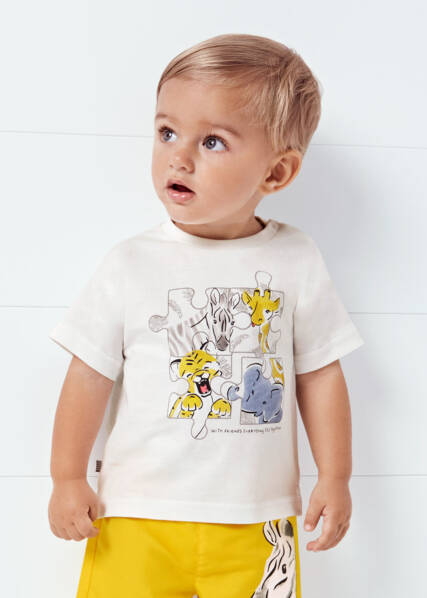 Bebé menino-Camiseta manga curta-T´shirt puzzle
