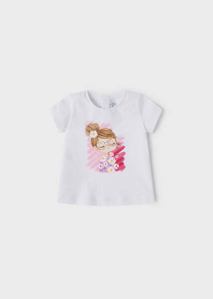 Bebé menina-Camiseta manga curta-Camiseta manga curta
