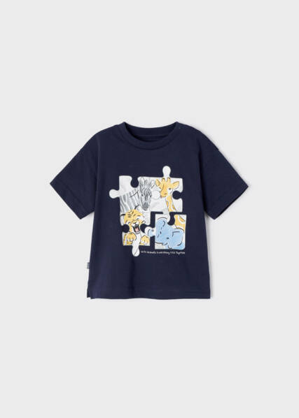 Bebé menino-Camiseta manga curta-T´shirt puzzle