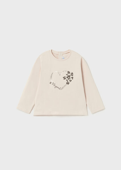Baby menina-Camiseta manga comprida-Camiseta básica bebé