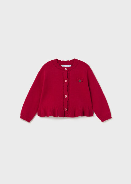 Baby menina-Casaco tricot-Casaco tricot comprido