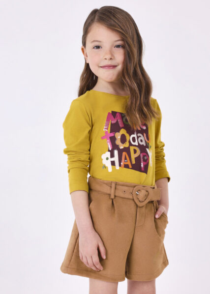 Mini Menina-Camiseta manga comprida-Camisola